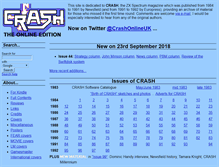 Tablet Screenshot of crashonline.org.uk